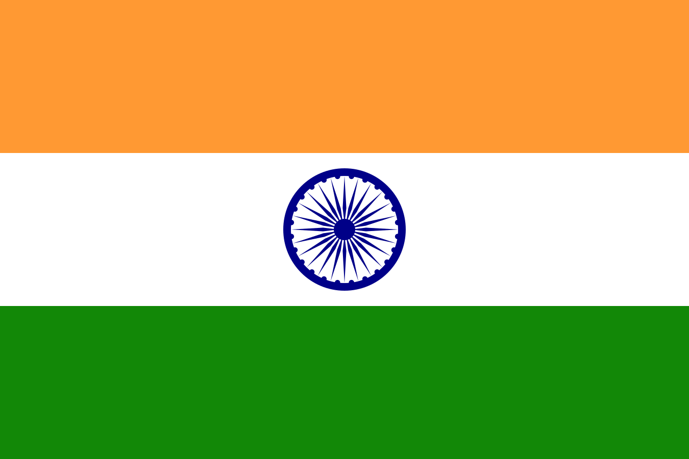 Νότια Ασία: Ζ. Σημαία Ινδίας 164-101 * 95X150cm * India 