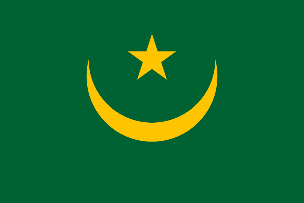 Αφρική: Σημαία Μαυριτανίας mauritania 